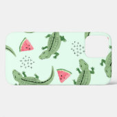 Krokodil Watermeloen, Abstract  Patroon. Case-Mate iPhone Case (Achterkant (horizontaal))