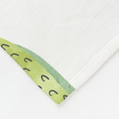 Krokodil Waterverf: alligator patroon Fleece Deken (Hoek)