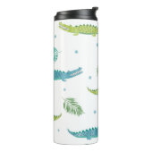 Krokodil Waterverf:  alligator patroon Thermosbeker (Gedraaid links)