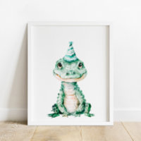 Krokodil Wild Safari Dieren Verjaardagsfeest