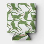 Krokodil Witte Waterverf Array Blikjeskoeler (Voorkant)