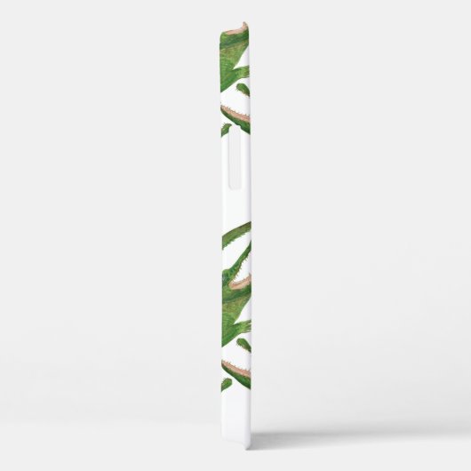 Krokodil Witte Waterverf Array Case-Mate iPhone Case (Achterkant / Rechts)