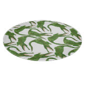 Krokodil Witte Waterverf Array Snijplank (Hoek)