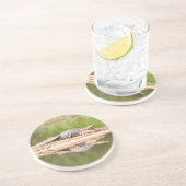 Krokodil Zandsteen Onderzetter (Zijkant)