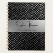 Krokodil zilver nieuwjaar planner (Voorkant)