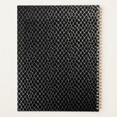 Krokodil zilver nieuwjaar planner (Achterkant)