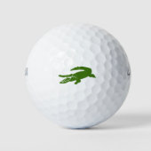 Krokodile Alligator Reptile Green animal Golfballen (Voorkant)