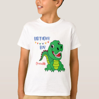 Krokodile-verjaardag, Toddler Birthday T-shirt