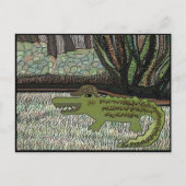Krokodile Walk Briefkaart (Voorkant)
