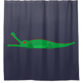 krokodiljager douchegordijn (Voorkant)
