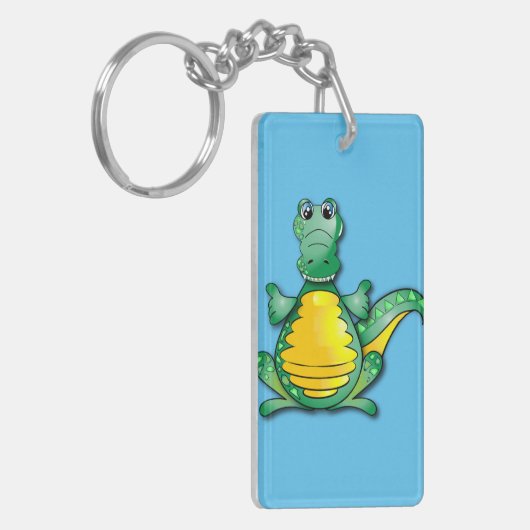 Krokodilknuffel Sleutelhanger (Voorkant Links)