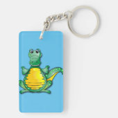 Krokodilknuffel Sleutelhanger (achterkant)