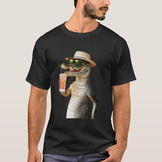 Krokodilkocktail T-shirt (Voorkant)