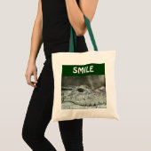 Krokodille Canvas tas (Voorkant (product))