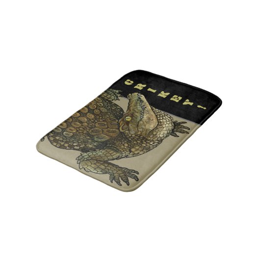 Krokodille Crikey! Badmat (Gekanteld)