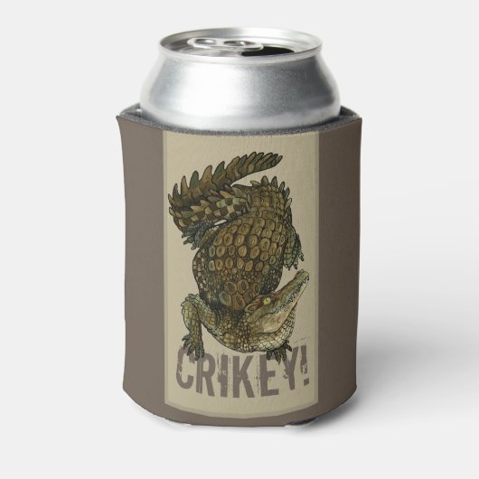Krokodille Crikey! Blikjeskoeler (Blikje Achterkant)