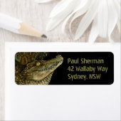Krokodille Crikey! Label (Insitu)