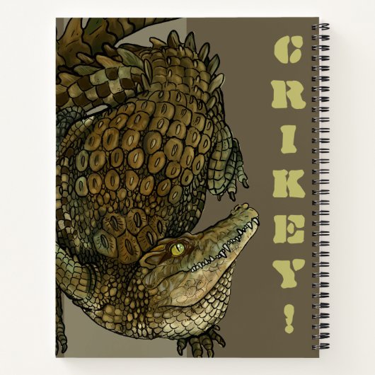 Krokodille Crikey! Notitieboek (Achterkant)