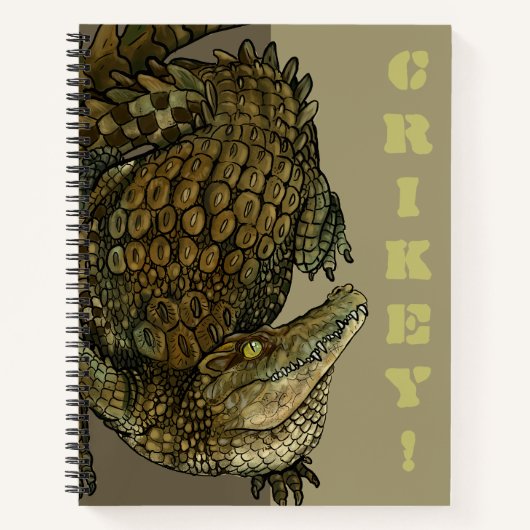 Krokodille Crikey! Notitieboek (Voorkant)