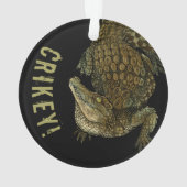 Krokodille Crikey! Ornament (achterkant)