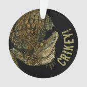 Krokodille Crikey! Ornament (voorkant)