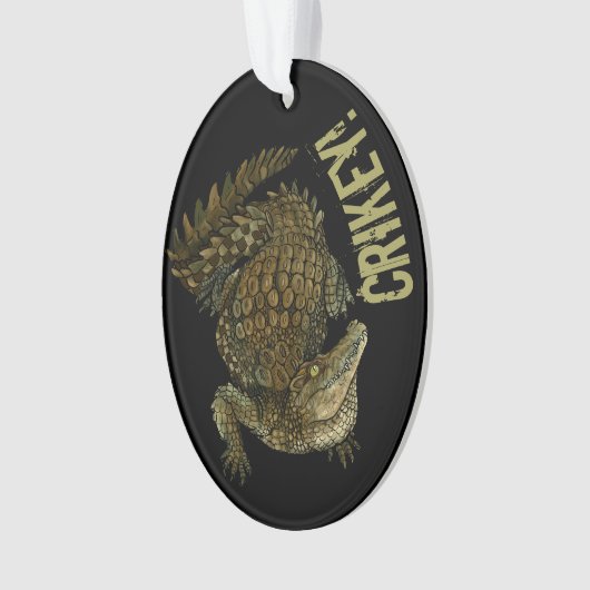 Krokodille Crikey! Ornament (voorkant)