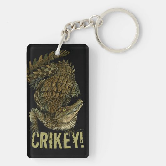 Krokodille Crikey! Sleutelhanger (achterkant)