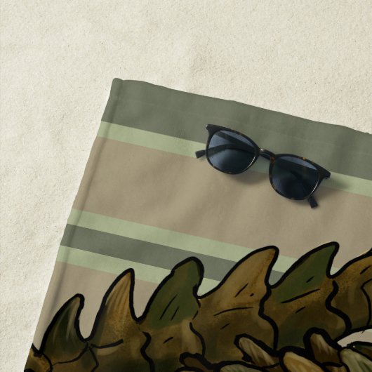 Krokodille Crikey! Strandlaken (In situ)