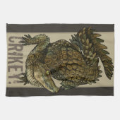 Krokodille Crikey! Theedoek (Horizontaal)