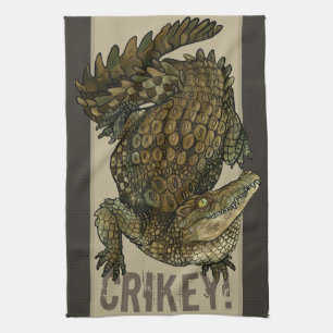 Krokodille Crikey! Theedoek