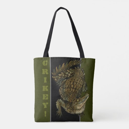 Krokodille Crikey! Tote Bag (Achterkant)