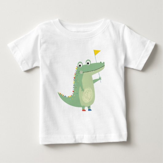 Krokodille Kinderen T-Shirt (Voorkant)