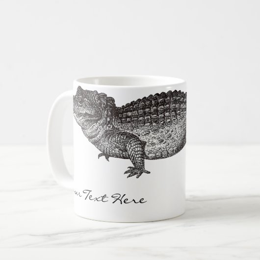  krokodille Mok (Voorkant links)