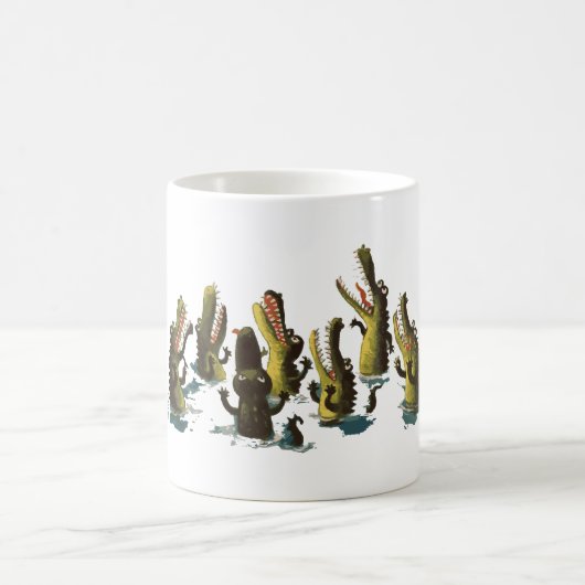 krokodille mok cadeau grappig (Center)