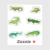 Krokodille Stickers (Vel)