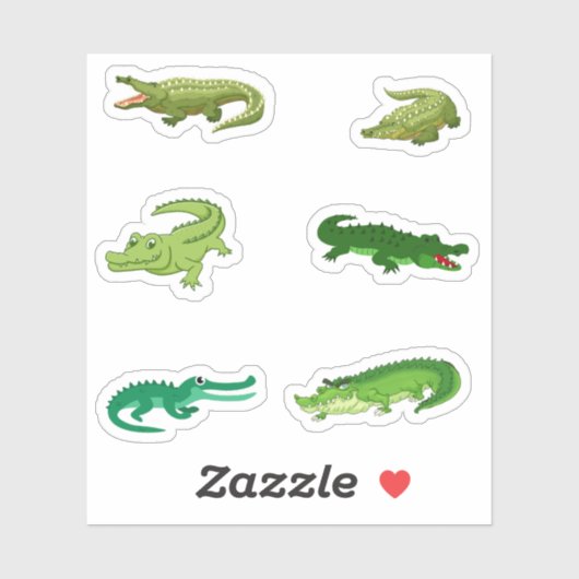 Krokodille Stickers (Vel)