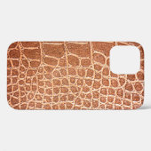 Krokodillederpatroon achtergrondabstract, allig Case-Mate iPhone case (Achterkant (horizontaal))