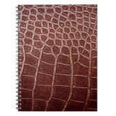 Krokodilleenpatternabstract, alligator, dier notitieboek (Voorkant)