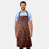 Krokodilleenpatternabstract, alligator, dier schort (Gedragen)