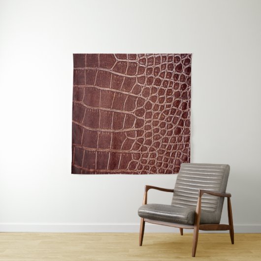 Krokodilleenpatternabstract, alligator, dier wandkleed (In Situ (horizontaal))