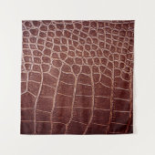 Krokodilleenpatternabstract, alligator, dier wandkleed (Voorkant)