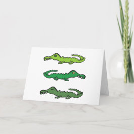 Krokodillen en Alligators Kaart