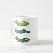 Krokodillen en Alligators Koffiemok (Voorkant links)