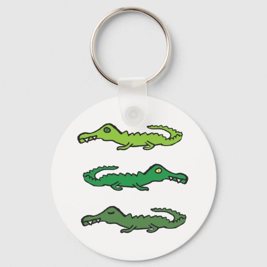 Krokodillen en Alligators Sleutelhanger (Voorkant)