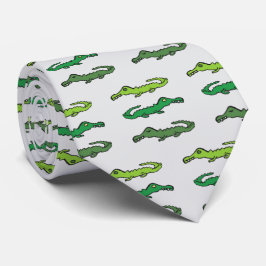 Krokodillen en Alligators Stropdas