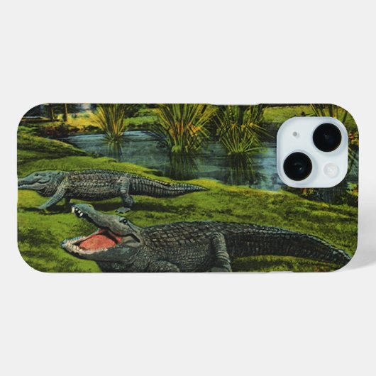 krokodillen, marinespiegels Case-Mate iPhone case (Achterkant (horizontaal))