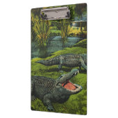 krokodillen, marinespiegels klembord (Links)