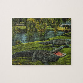  krokodillen, marinespiegels legpuzzel