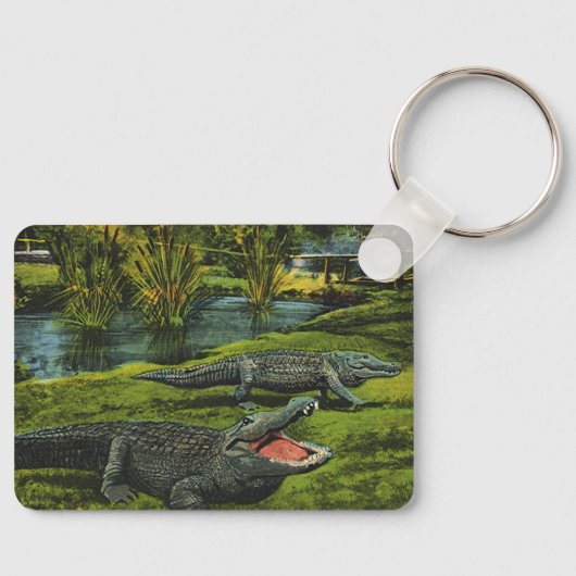 krokodillen, marinespiegels sleutelhanger (Voorkant)