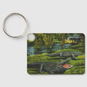  krokodillen, marinespiegels sleutelhanger (Achterkant)